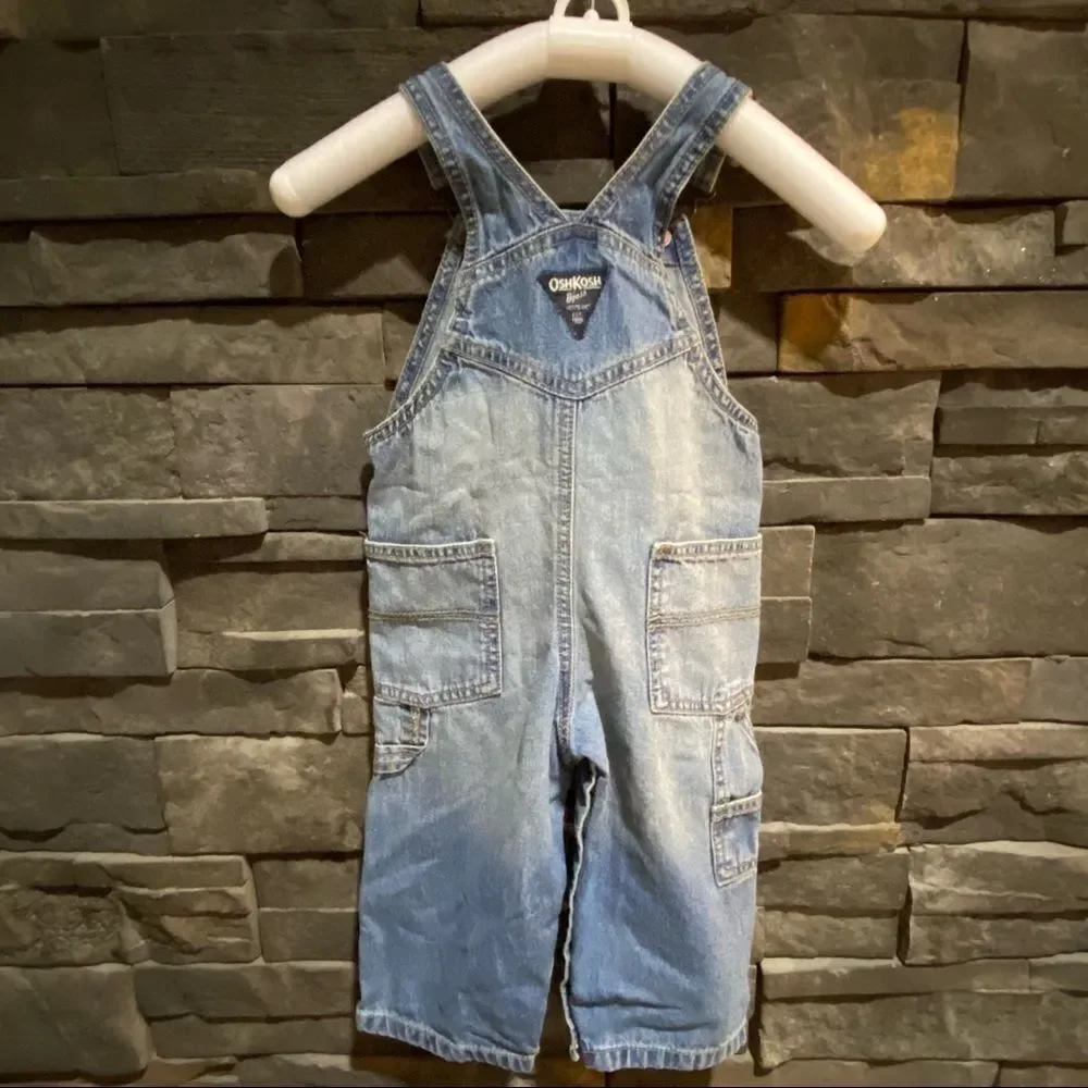 OshKosh B’Gosh Denim Overalls Size 2T‎
